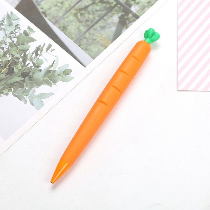 

BOOM SALE TERLARIS Pensil Mekanik Bentuk Sayuran Mechanical Pencil Vegetables Aesthetic Fancy Wortel