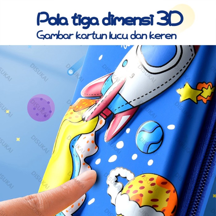 

MURAH Stok BaruKotak pensil n 3D Sekolah mulai Menghadiri kelas