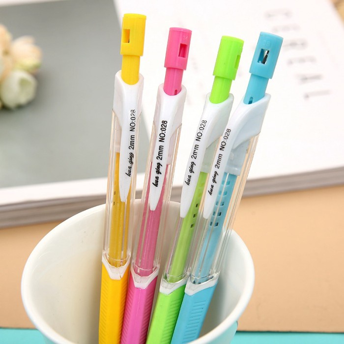 

DISKON Ikyy's Pensil Mekanik 2.0mm Mechanical Pencil Graphite Lead Automatic Pensil Cetek 2B Alat