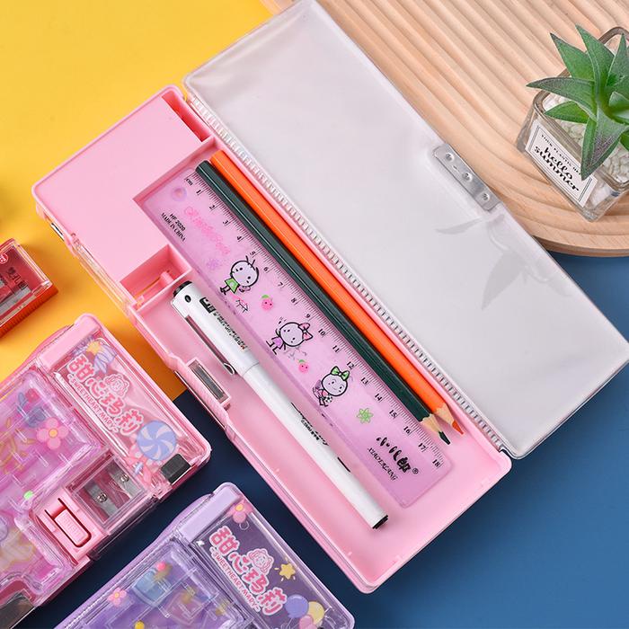 

GRATIS ONGKIR DELTATempat pensil anak multifungsi bernilai tinggi untuk siswa sekolah dasar plastik