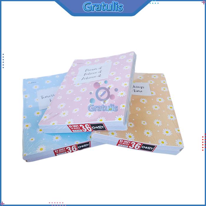 

TERBAIK BUKU TULIS BOXY OKEY [1 PACK/36 LEMBAR/B5] / ATK ALAT TULIS BUKU CATATAN SEKOLAH BESAR