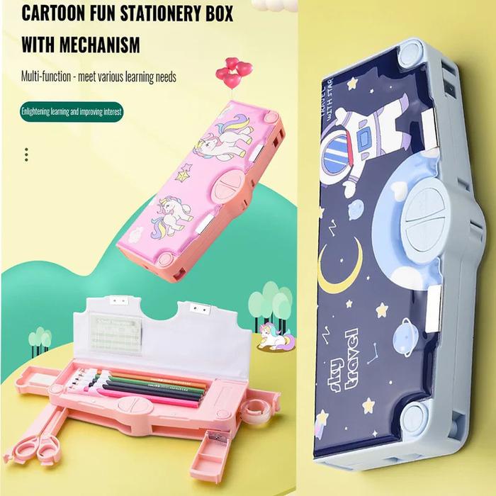 

BIG SALE Kotak Dusgrip Korean Style Viral Disgrib Anak Laki Pencil Case Cewek Kotak Alat Tulis Tepak