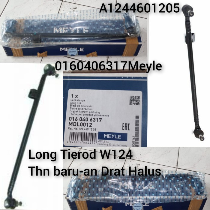 

A1244601205 Long Tierod W124 Thn Baru-An Drat Halus 0160406317Meyle