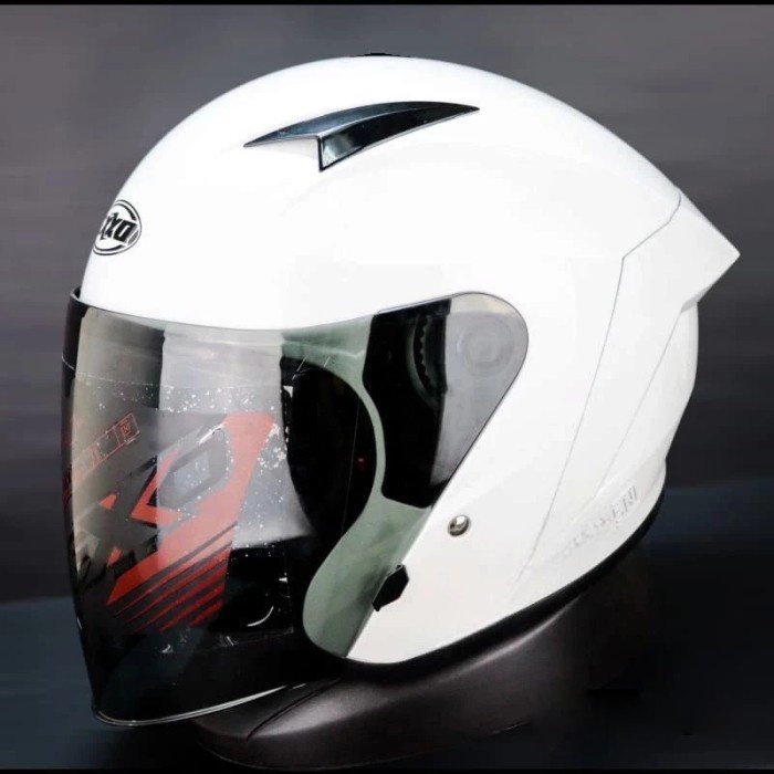 Helm Arl Sni ,Murah Lokal Kairoz Nfj Polos Putih Glossy