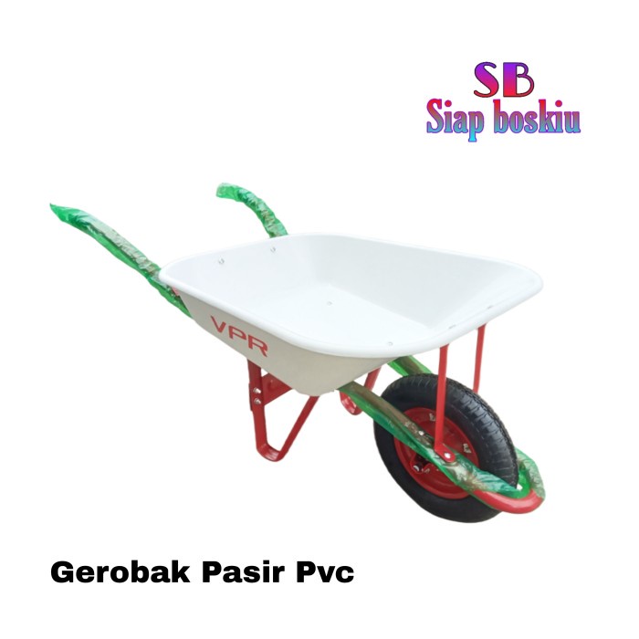 Gerobak Pasir Pvc / Gerobak Sorong Pvc / Angkong Bak Fiber