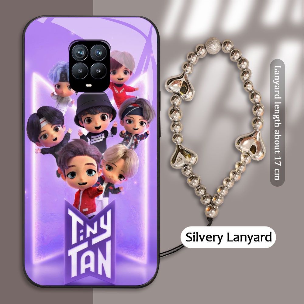 Tempered Glass case For Xiaomi RedMi Note 4 4x 7 8 9s 9 pro max kasing Handphone Tiny TAN × Downy BT