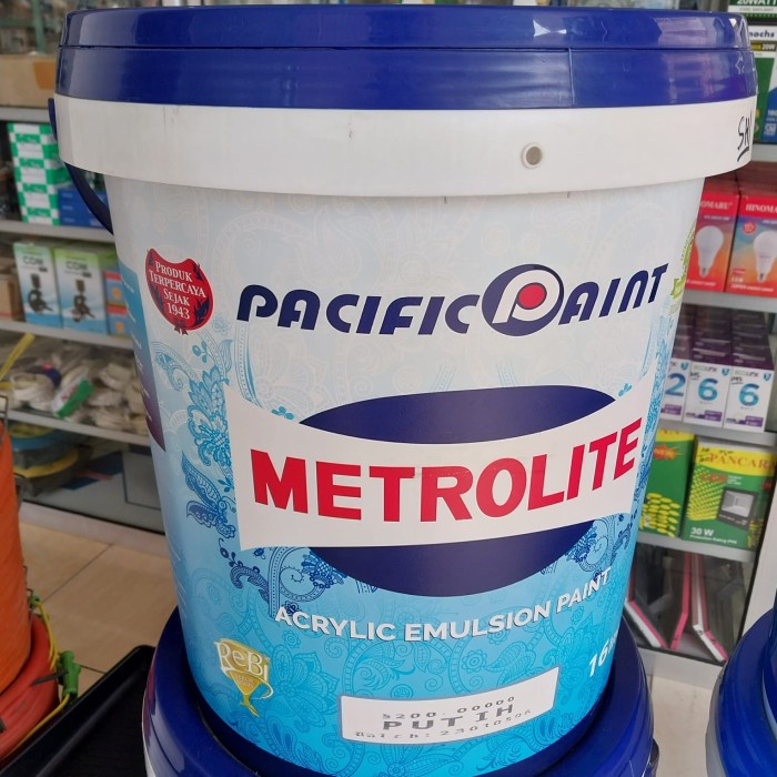 Cat Tembok Metrolite 25Kg / 16 Liter Putih