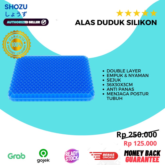 Alas Duduk Silikon Gel Egg Sitter Bantal Alas Duduk Kesehatan Original