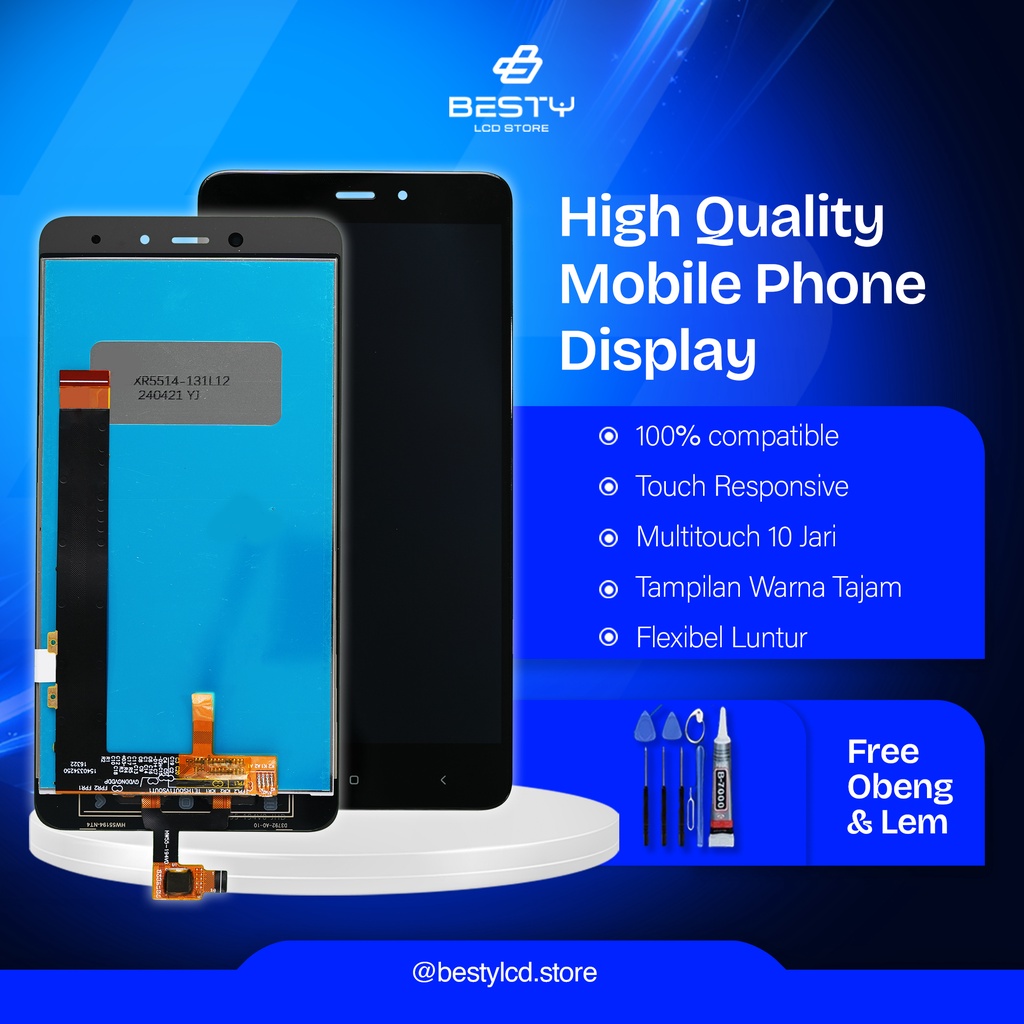 Lcd Xiaomi Redmi Note 4 MEDIATEK Full Set