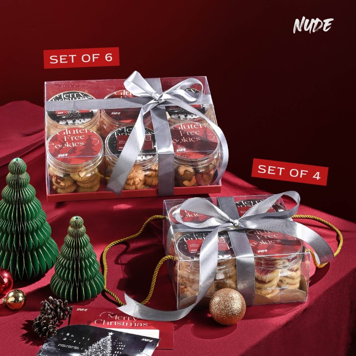 

Hampers Natal Cookies Box Gluten Free NUDE Healthy Christmas Gift Xmas New Year