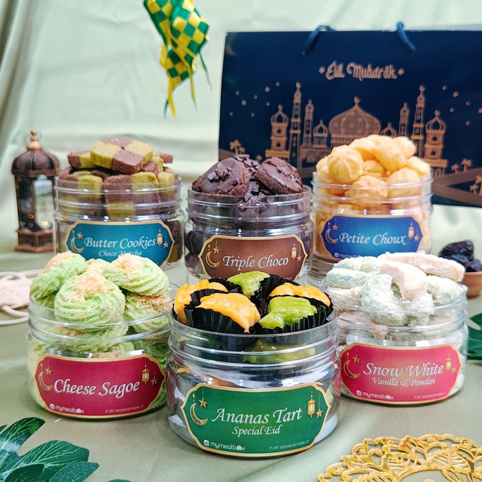

Hampers Eid Lebaran NAYLA Parcel Cookies Idul Fitri by MYMEALBOX