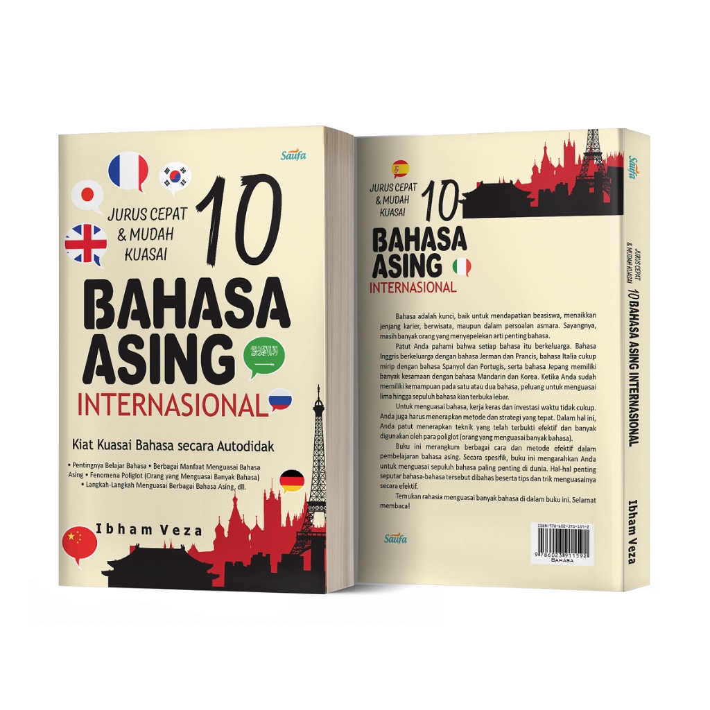 Ori Jurus Cepat dan Mudah Kuasai 10 Bahasa Asing Internasional - Saufa