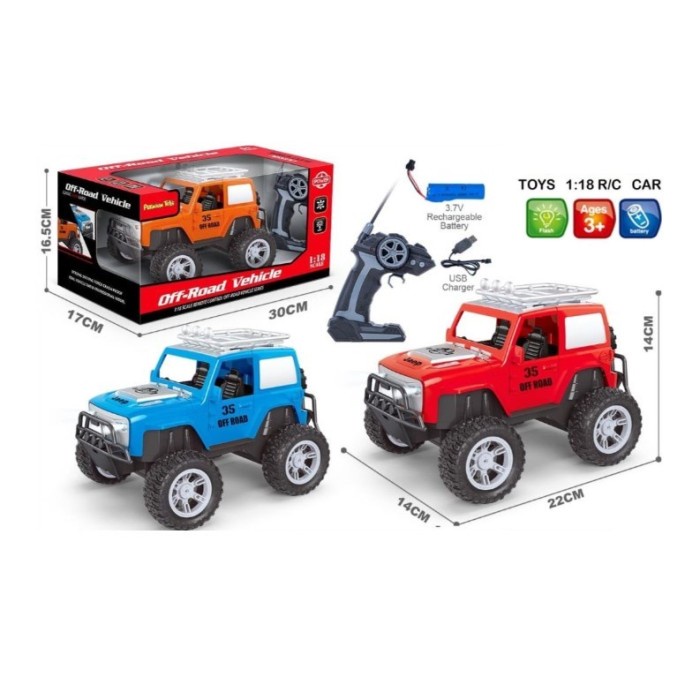 Terlaris - Mainan Anak Rc 35 Off Road 17900 Mobil Remote Control Off Road Vehicle