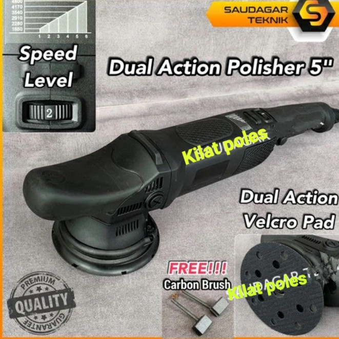 Mesin Polisher Dual Action 5"Car Polisher Dual Action Premium