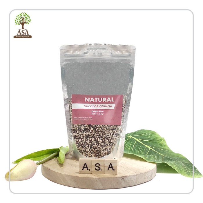 

Natural Tricolor Quinoa 250 gram