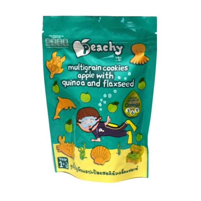 

Peachy Multigrain Cookies 50gr Apple with Quinoa & Flaxseed