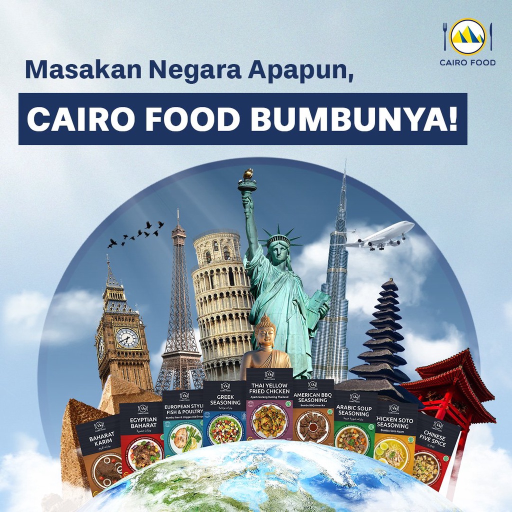 

Bumbu Baharat Mashawi Premium Untuk Profesional - Cairo Food