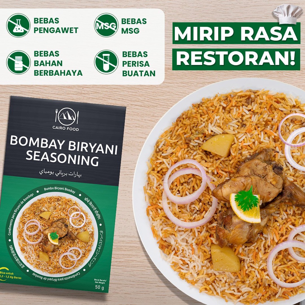 

Bumbu Biryani Bombay Premium Untuk Profesional - Cairo Food