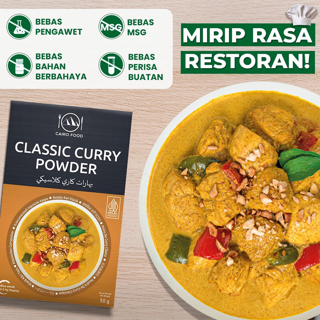 

Bumbu Kari Klasik Premium Untuk Profesional - Cairo Food