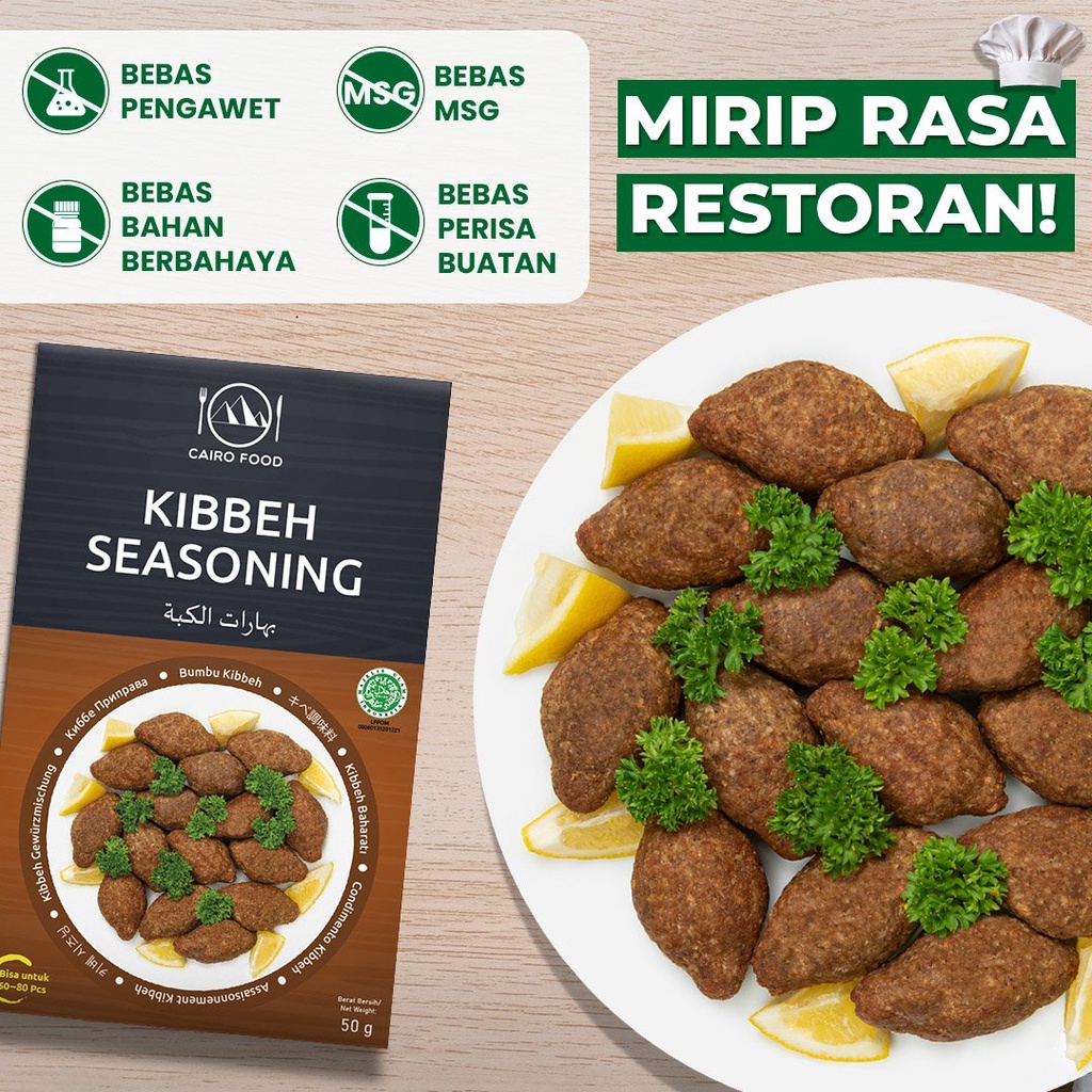 

Bumbu Kibbeh Premium Untuk Profesional - Cairo Food