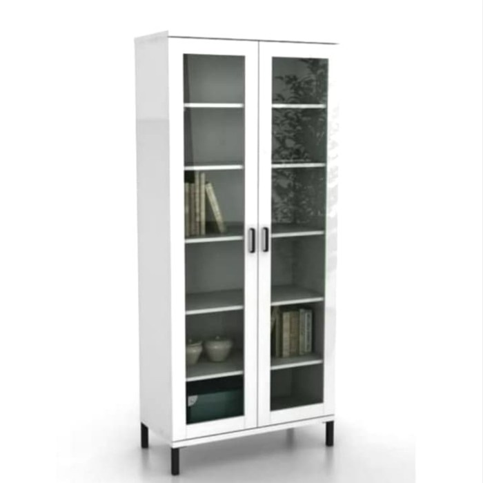 

Rak Buku Lemari Arsip Kantor Setbaguna Pintu Kaca 2 Pintu