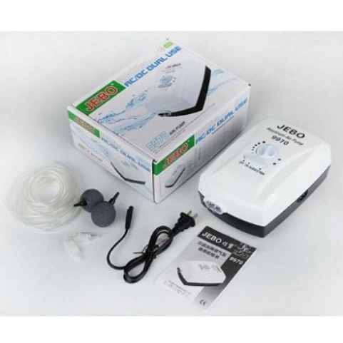 Aerator Jebo 9970 Aerator Acdc Airpump Ac Dc Pompa Oksigen Kolam