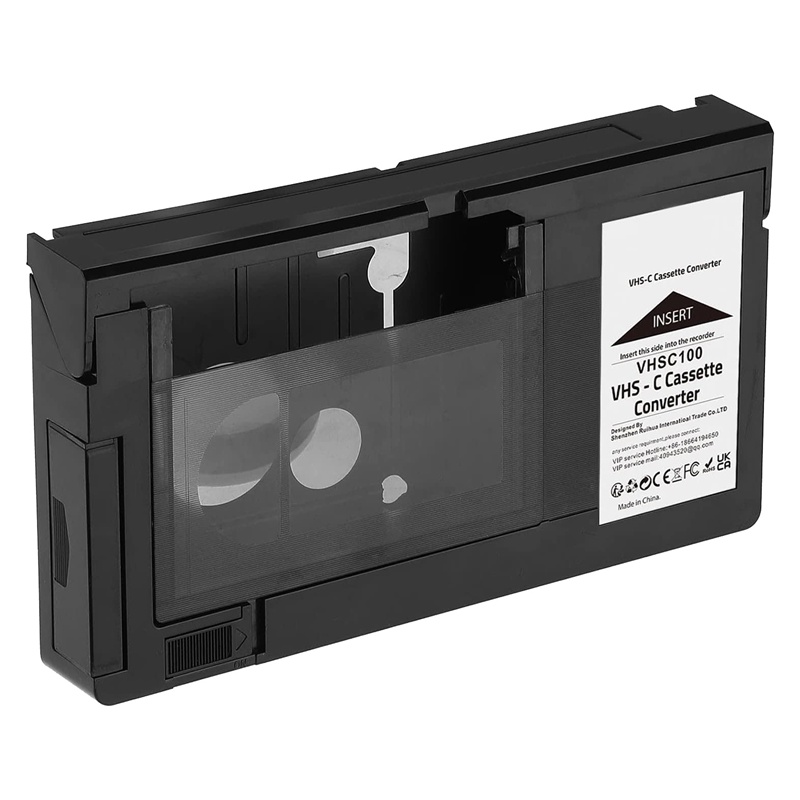 EYE VHS-C Cassette Adapter for VHS-C SVHS Camcorders JVC RCA Panasonic Motorized VHS Cassette Adapte