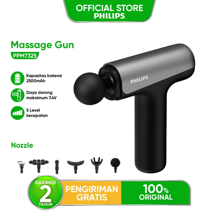 Philips PPM7325 Massager Pistol Pijat Otot Dalam