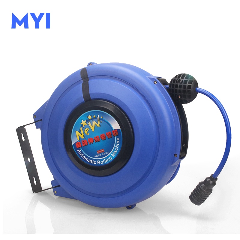 ROD Pneumatic Compressor Automatic Compressed Air Hose Reel Retractable Telescopic Wall Mount PU 8*5