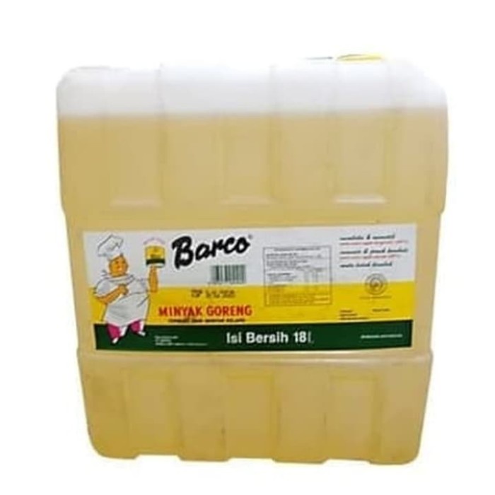 

TERLARIS Minyak Goreng Kelapa Barco Jerigen 18L