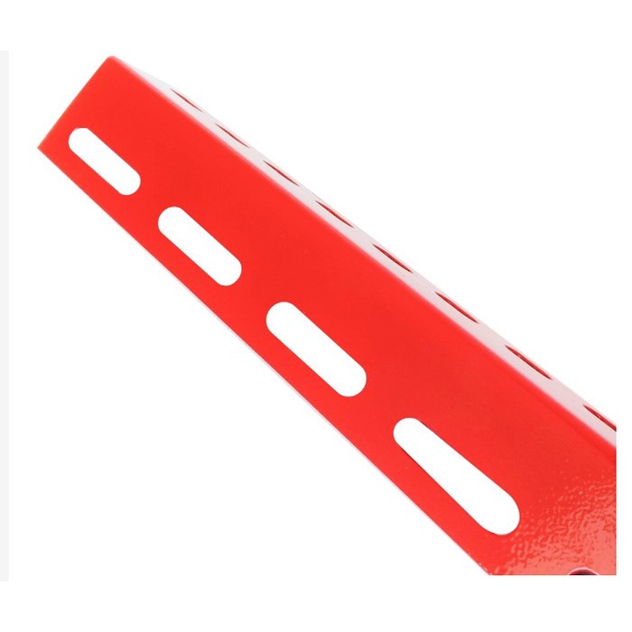 PER 10 BATANG SIKU LUBANG RAK BESI PLAT PANJANG 3 METER X 1.3MM MERAH