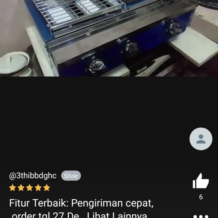 KOMPOR GAS SANEX 2 TUNGKU 2IN1(PANGGANGAN DAN KOMPOR)