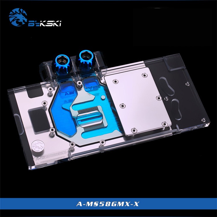 QCOOL Full Cover Graphics Card Cooling Block use for MSI-RX480-Armor/RX-480-Gaming-X/ rx470 gaming x