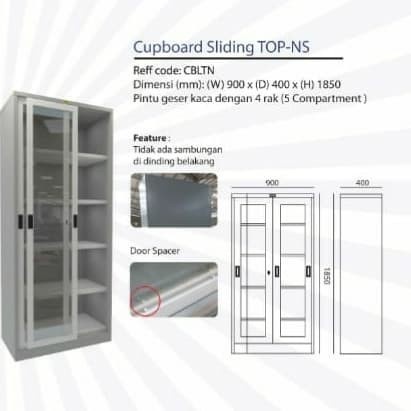 

Lemari Arsip Besi Pintu Geser Kaca Top By Datascrip Murah