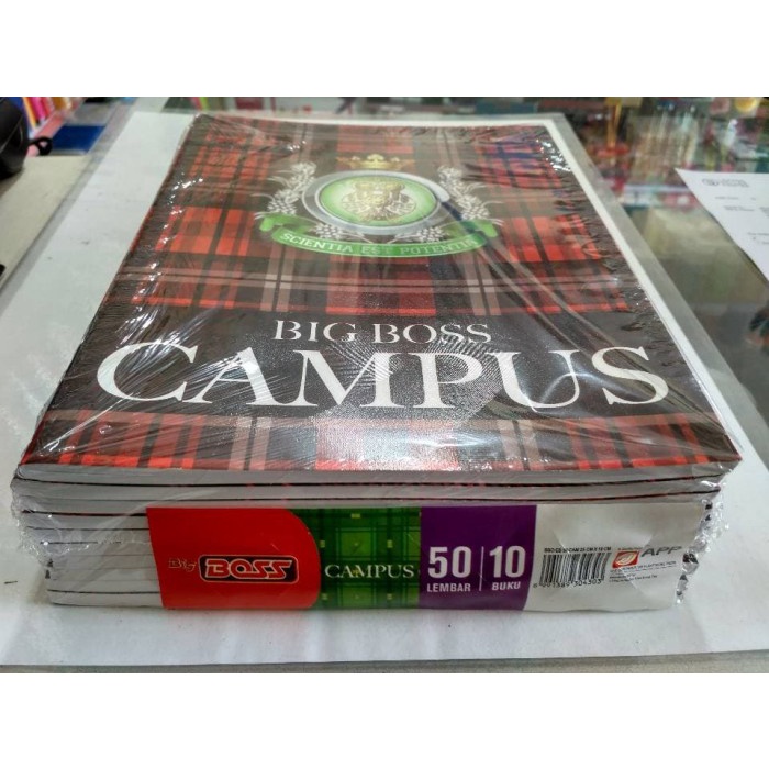 

Buku Tulis Big Boss Campus/ Buku Tulis Boxy Isi 50 Lembar