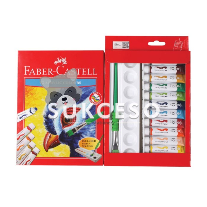 

Sale Faber Castell Acrylic 12 Color / Cat Acrylic Tube 12Ml