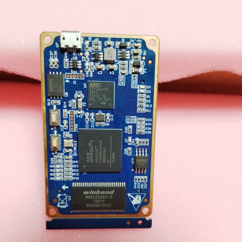 MEPI 1PCS xilinx spartan-6 fpga STM32F407IG XC6SLX16-2FTQ256 STM32H750 Development board