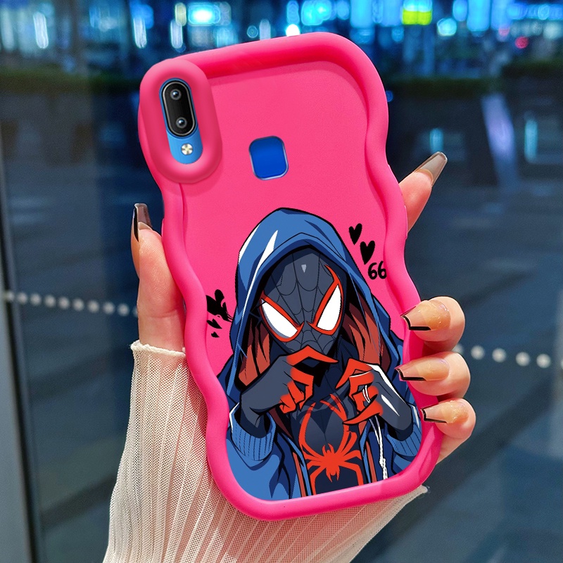 Casing Hp Untuk VIVO Y91 Y91i Y93 Y95 Y91C Y1s Y90 Case Casing Spider Love HP Softcase silikon Cesin