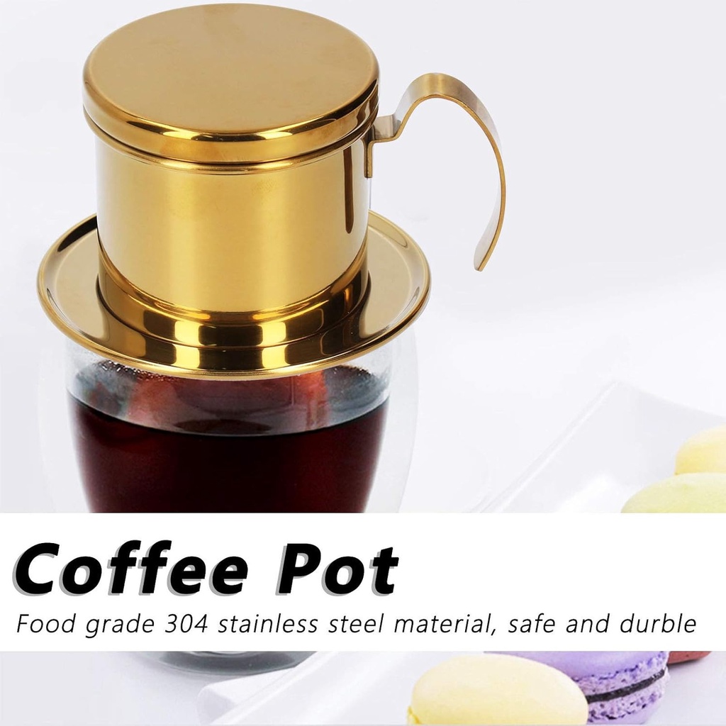 Vietnam Drip Coffee Filter Saringan Kopi Sekrup 120ml - PF-304