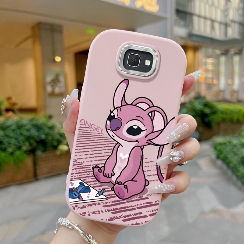 Casing Hp Untuk Samsung Galaxy J2 Prime J2 Ace A7 2018 Case kasingg Cesing ponsel Pink Couple Kesing