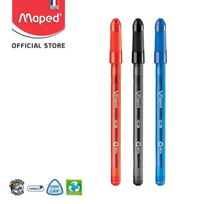 

Maped Alat tulis, Pulpen dan Hilighter Perlengkapan Sekolah