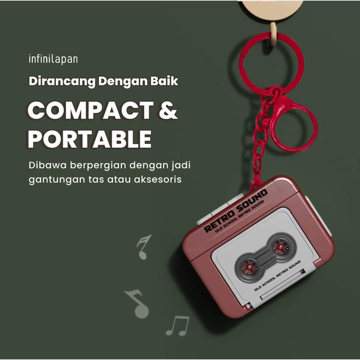 

Kotak Imajinasi: Kotak Pensil Karakter dan Papan Coret Kreatif Anak Gantungan Kunci Cassette Tape