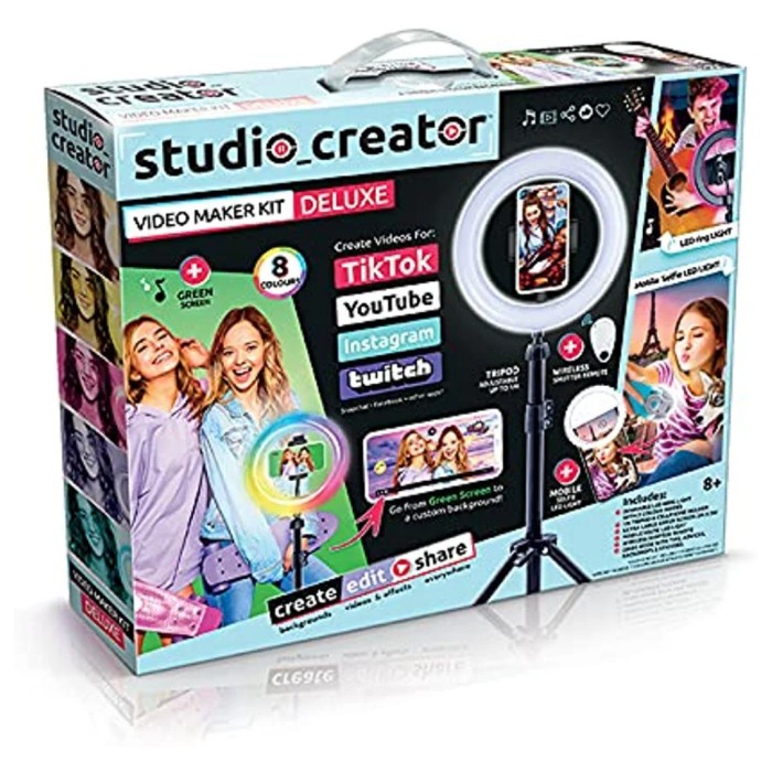 

Mainan Kreatif Anak Studio Creator Video Maker Deluxe Green Screen