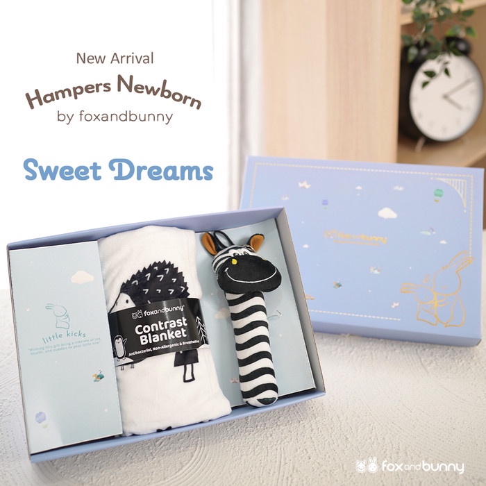 

KODE A FoxandBunny - Hampers Newborn Eksklusif - Sweet Dreams Series - Kado Lahiran