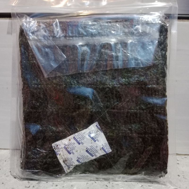 

N Uhi Bo Rip Nico 50 Lembar Rumput Laut Eaweed Halal Hijau Daun Halal Ter