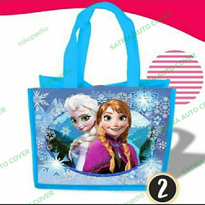 

Flashshow tas goodie bag ulang tahun gambar Frozen 02 uk 25*12*20