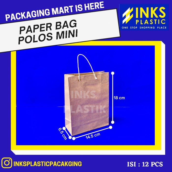 

Flashshow PAPER BAG POLOS MINI ( 12 PCS )