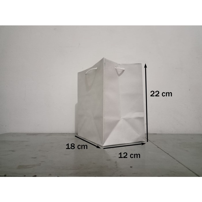 

Flashshow PaperBag Polos - Kraft Putih - 18x12x22