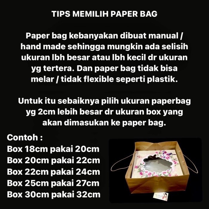 

Flashshow Paper Bag Polos 28x28x23cm