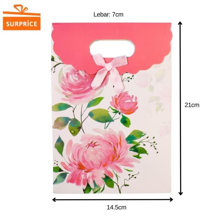 

Flashshow Paper Bag Mini 14.5x21x7cm / Tas Kado / Goodie Bag / Tas Paperbag